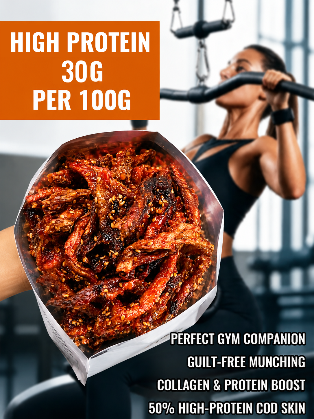 Spicy Cod Skin - A Great Fitness Partner-MHW