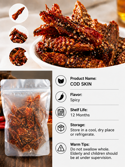 Spicy Cod Skin - A Great Fitness Partner-MHW